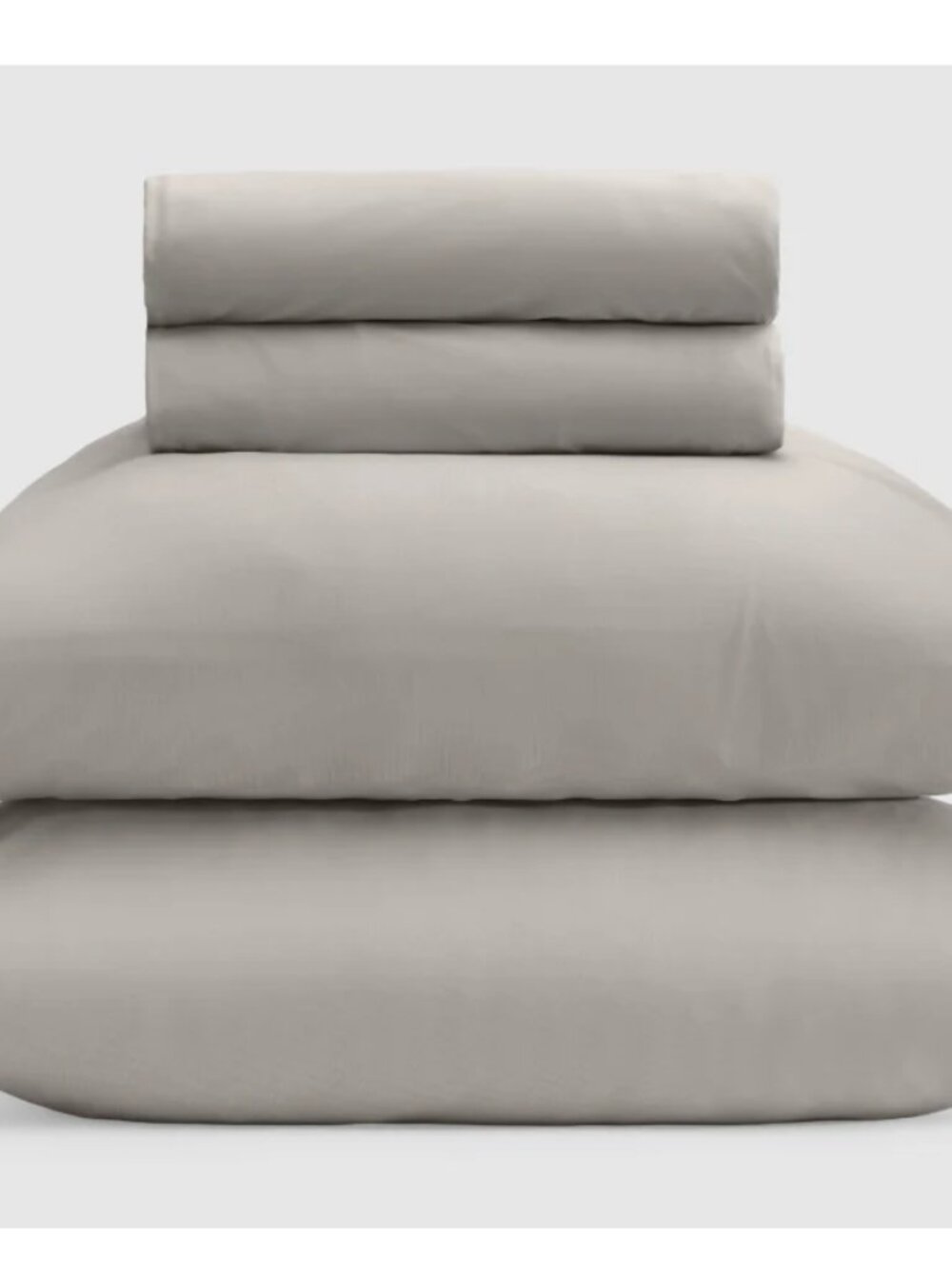 NWT: Comphy by Coop CoolSpa Queen Sheet Set Dove Grey
